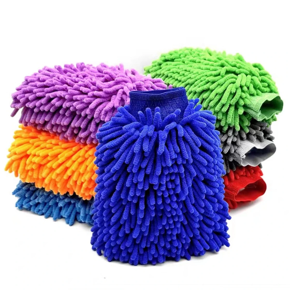 Car Detailing Brush - 1/2pcs Car Wash Glove Coral Mitt