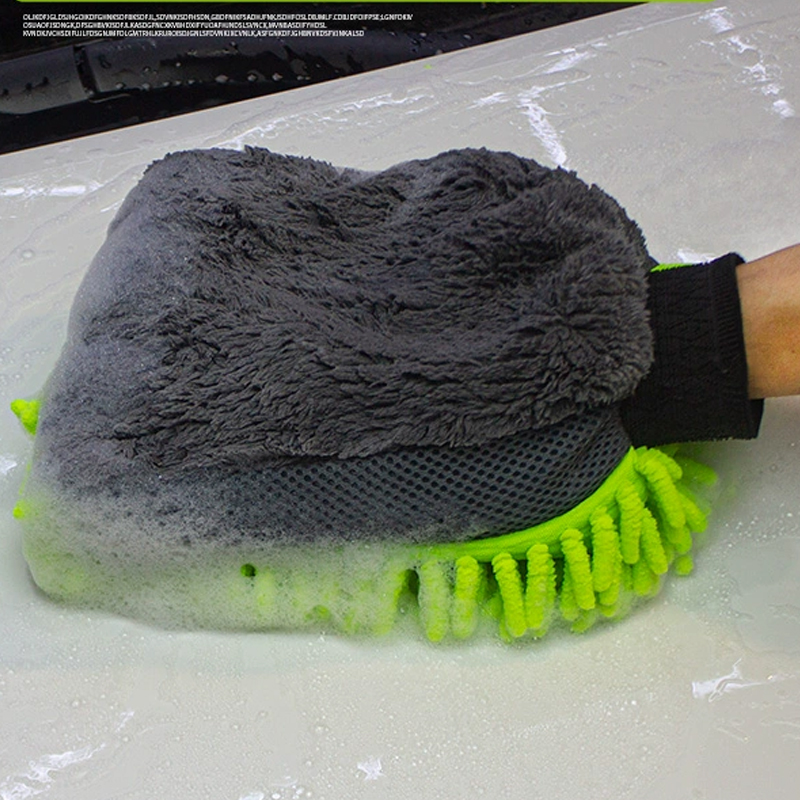 Microfiber Car Wash Gloves Che - Car Detailing Brush 评论和价格