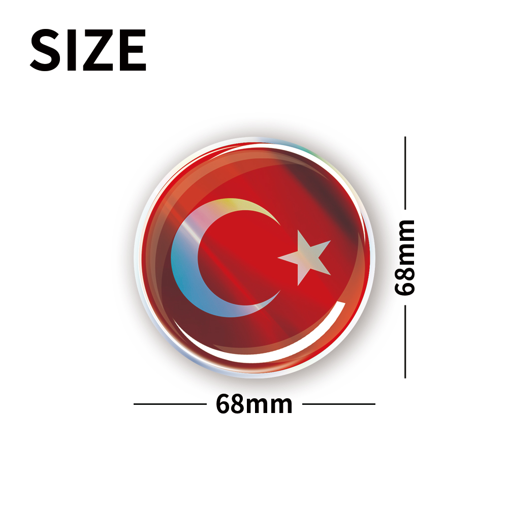 Türkiye Flag Uganda Ukraine Si - Car Accessories Singapore 评论和价格