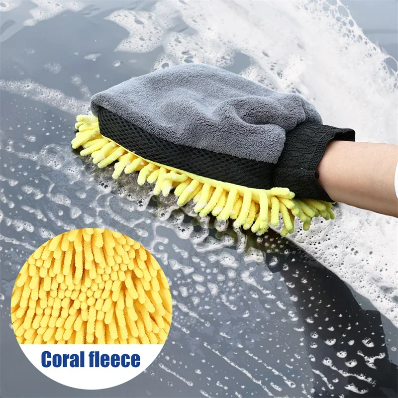 1/5pcs Car Washing Gloves Wate - Car Detailing Brush 评论和价格