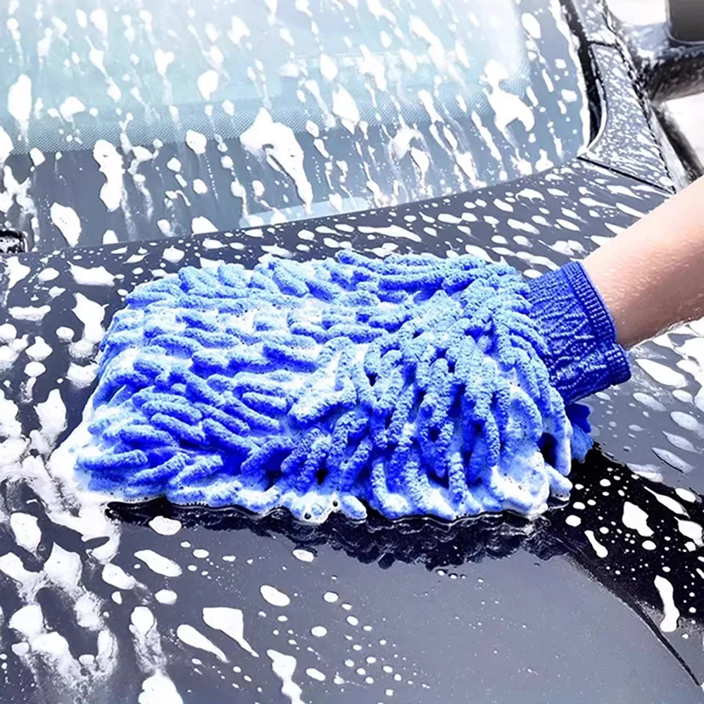 1/2Pc Microfiber Car Wash Glov - Car Detailing Brush 评论和价格